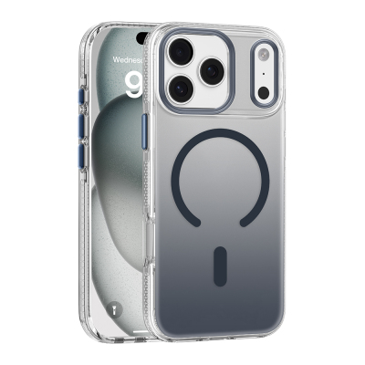 Apple iPhone 17 Pro Max Kılıf M-safe Şarj Özellikli Sararmaya Karşı Dayanıklı Mutural Icesense Serisi Kapak - Mutural