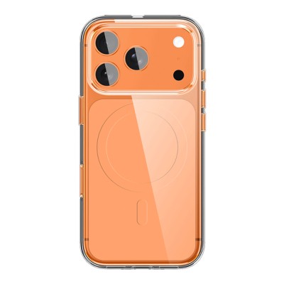 Apple iPhone 17 Pro Max Kılıf M-safe Şarj Özellikli Şeffaf Tasarımlı Wlons Apel Kapak - 2