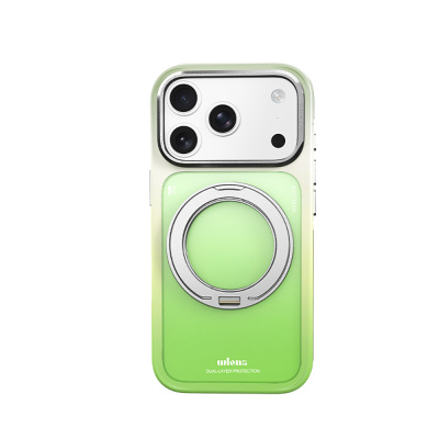 Apple iPhone 17 Pro Max Kılıf M-safe Şarj Özellikli Sert PC Wlons Arvox Standlı Kapak - Wlons