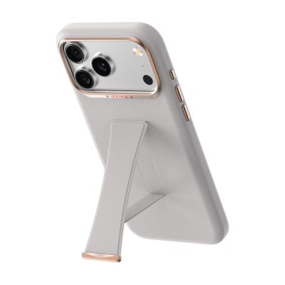 Apple iPhone 17 Pro Max Kılıf M-Safe Şarj Özellikli Standlı Udemos İndependence Serisi Kapak - 4