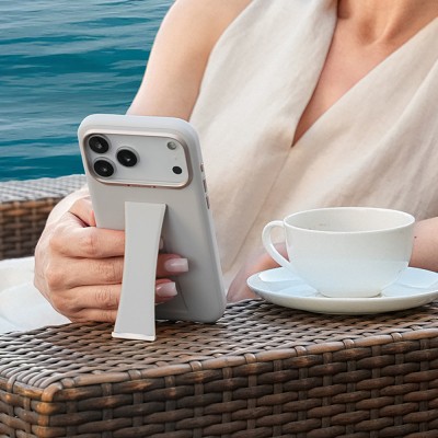 Apple iPhone 17 Pro Max Kılıf M-Safe Şarj Özellikli Standlı Udemos İndependence Serisi Kapak - 13