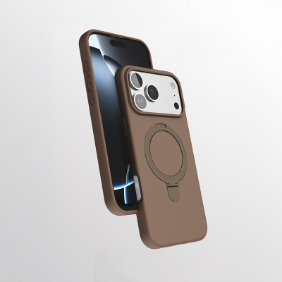 Apple iPhone 17 Pro Max Kılıf M-safe Şarj Özellikli Standlı Zore Samara Kapak - Zore