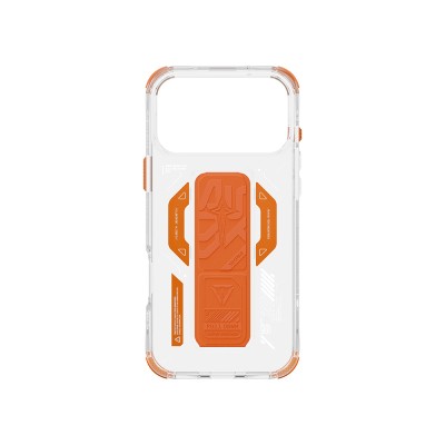 Apple iPhone 17 Pro Max Kılıf M-safe Şarj Özellikli Teknoloji Desenli Skinarma Helio Mag Charge Standlı Kapak - 6