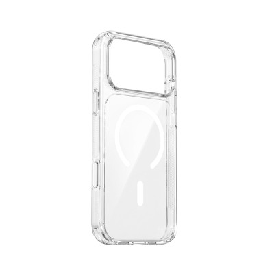 Apple iPhone 17 Pro Max Kılıf M-safe Şarj Özellikli Wiwu CS-202 Crystal Shield Pro Serisi Anti Yellowing Sert PC Kapak - 6