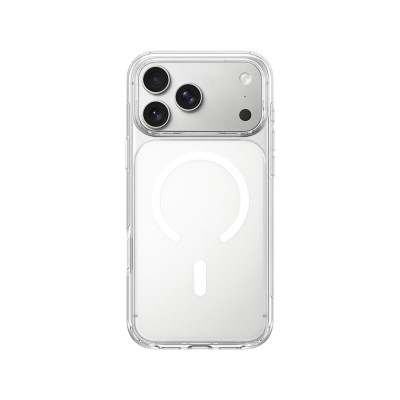 Apple iPhone 17 Pro Max Kılıf M-safe Şarj Özellikli Wiwu CS-202 Crystal Shield Pro Serisi Anti Yellowing Sert PC Kapak - 3
