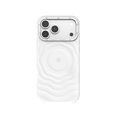 Apple iPhone 17 Pro Max Kılıf M-safe Şarj Özellikli Wiwu Magic Merry Blossom Drift Serisi Kapak - Wiwu