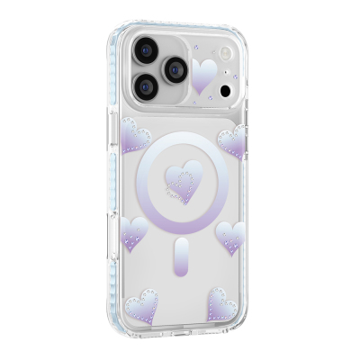 Apple iPhone 17 Pro Max Kılıf M-Safe Şarj Özellikli Zore Paris Elvo Sert PC Kapak - Zore Paris
