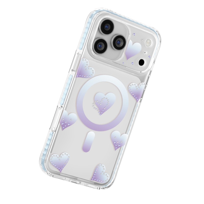 Apple iPhone 17 Pro Max Kılıf M-Safe Şarj Özellikli Zore Paris Elvo Sert PC Kapak - 5