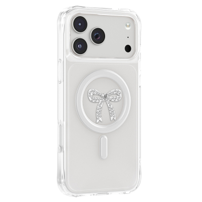 Apple iPhone 17 Pro Max Kılıf M-Safe Şarj Özellikli Zore Paris Mova Sert PC Kapak - Zore Paris