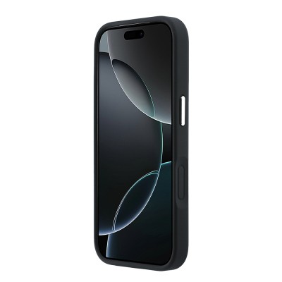 Apple iPhone 17 Pro Max Kılıf Mercedes Benz Orjinal Lisanslı M-safe Şarj Özellikli Metal Yıldız Logolu Kabartmalı Deri Kapak - 5