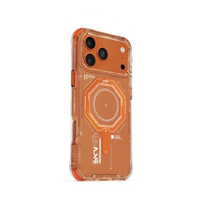 Apple iPhone 17 Pro Max Kılıf SkinArma M-safe Şarj Özellikli Airbag Tasarımlı Magma Kapak - 8