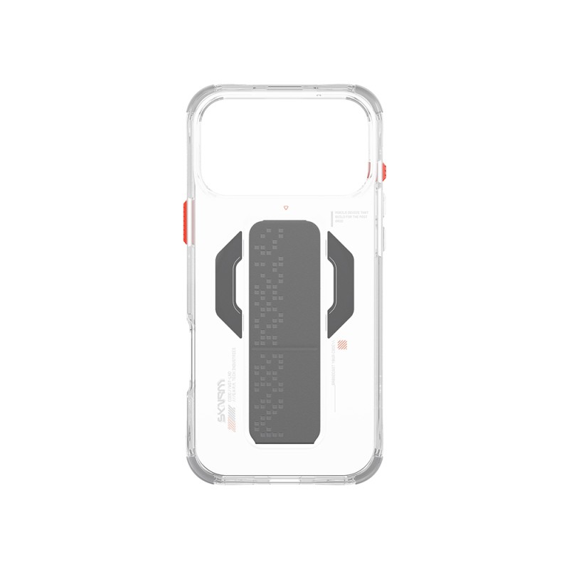 Apple iPhone 17 Pro Max Kılıf Skinarma M-Safe Şarj Özellikli Airbag Tasarımlı Standlı Haxa Kapak - 7