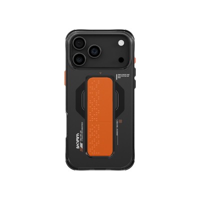 Apple iPhone 17 Pro Max Kılıf Skinarma M-Safe Şarj Özellikli Airbag Tasarımlı Standlı Haxa Kapak - 3