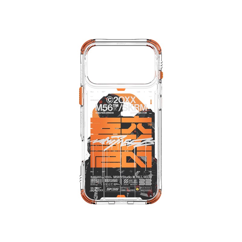 Apple iPhone 17 Pro Max Kılıf Skinarma M-Safe Şarj Özellikli IML Baskılı X M56 Kapak - 8