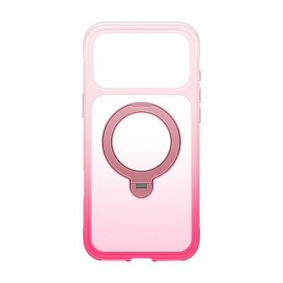 Apple iPhone 17 Pro Max Kılıf Wiwu AS-204 AeroShield Aurora Ultra Serisi M-safe Şarj Özellikli Airbag Tasarımlı Standlı Kapak - 6