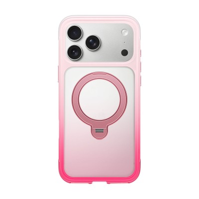 Apple iPhone 17 Pro Max Kılıf Wiwu AS-204 AeroShield Aurora Ultra Serisi M-safe Şarj Özellikli Airbag Tasarımlı Standlı Kapak - 7