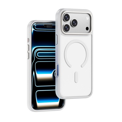 Apple iPhone 17 Pro Max Kılıf Wiwu FGG-012 ArmorPro Serisi M-safe Şarj Özellikli Parmak İzi Bırakmayan Kılıf - 5