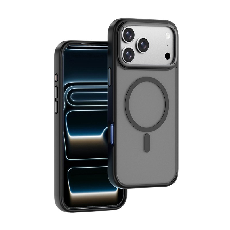 Apple iPhone 17 Pro Max Kılıf Wiwu FGG-012 ArmorPro Serisi M-safe Şarj Özellikli Parmak İzi Bırakmayan Kılıf - 6