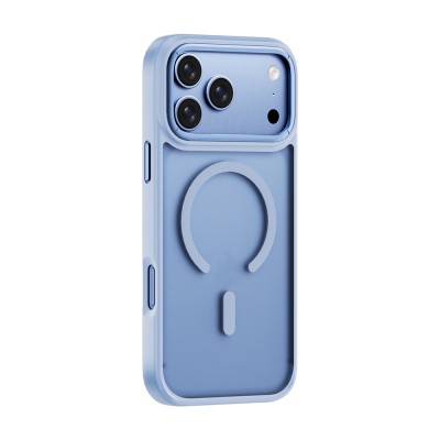 Apple iPhone 17 Pro Max Kılıf Wiwu FGG-012 ArmorPro Serisi M-safe Şarj Özellikli Parmak İzi Bırakmayan Kılıf - 13