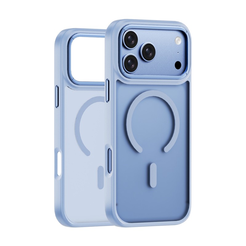 Apple iPhone 17 Pro Max Kılıf Wiwu FGG-012 ArmorPro Serisi M-safe Şarj Özellikli Parmak İzi Bırakmayan Kılıf - 3