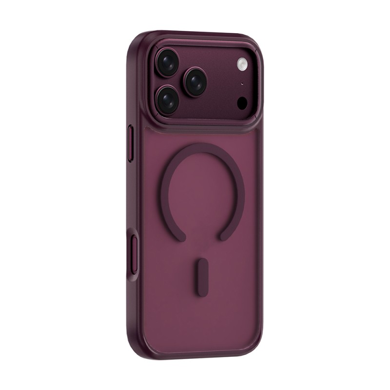 Apple iPhone 17 Pro Max Kılıf Wiwu FGG-012 ArmorPro Serisi M-safe Şarj Özellikli Parmak İzi Bırakmayan Kılıf - 19