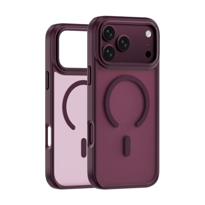 Apple iPhone 17 Pro Max Kılıf Wiwu FGG-012 ArmorPro Serisi M-safe Şarj Özellikli Parmak İzi Bırakmayan Kılıf - 21