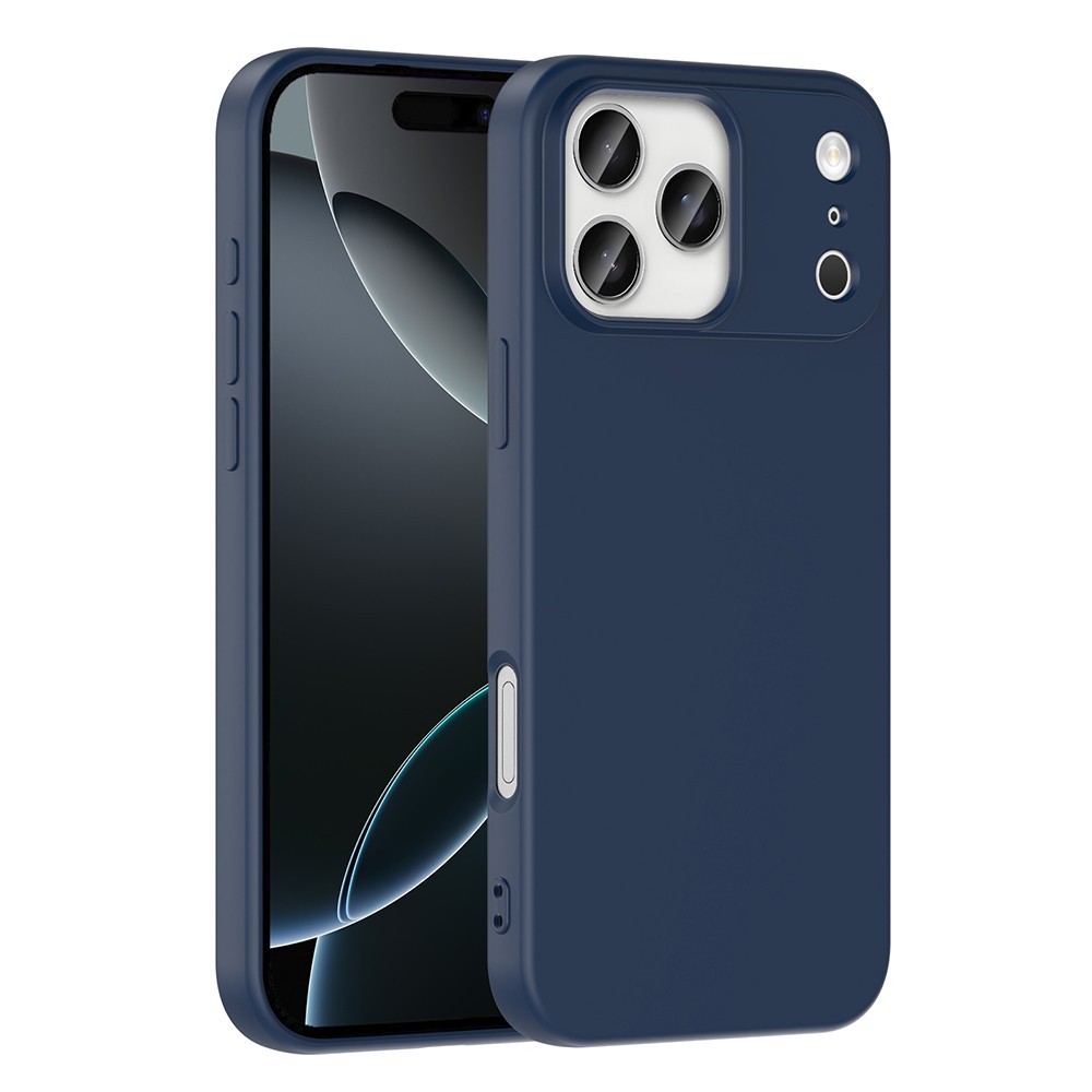 Apple iPhone 17 Pro Max Kılıf Zore Mara Lansman Kapak - Lacivert