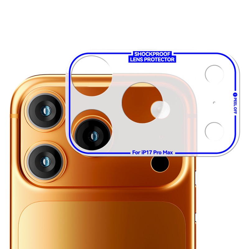 Apple iPhone 17 Pro Max Mohseven Pet Film Kamera Çerçeve Koruyucu - 4