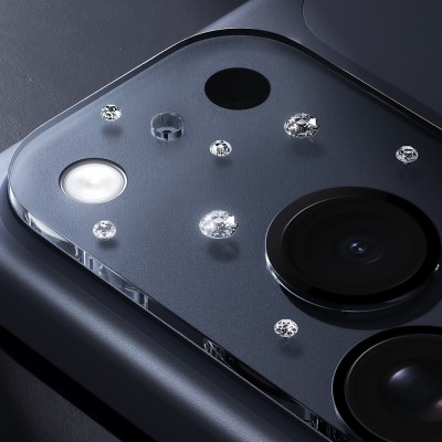 Apple iPhone 17 Pro Max Pynana Diamond Sky Serisi Taşlı Kamera Lens Koruyucu - 10