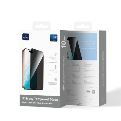 Apple iPhone 17 Pro Max Wiwu GT-015 Multi-Layer Tempered Glass Screen Protector 10-Pack - 7