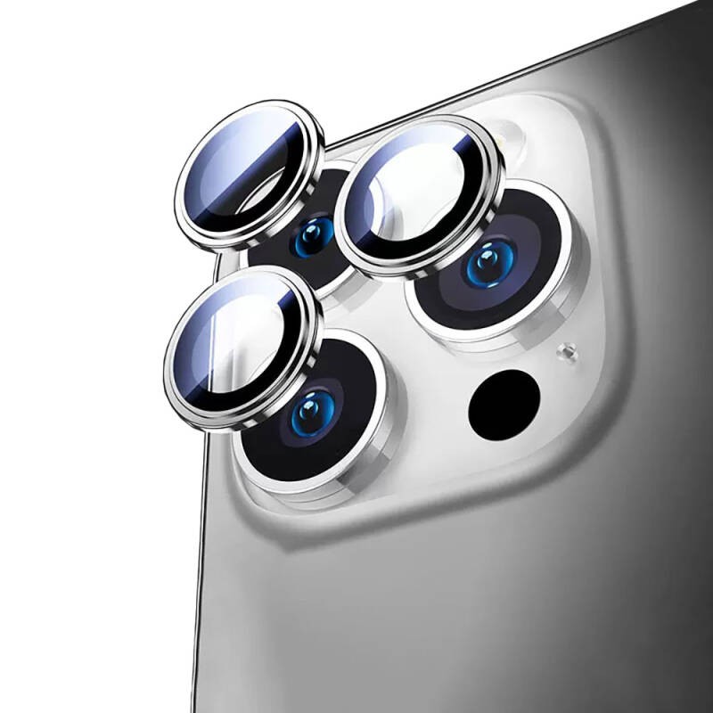 Apple iPhone 17 Pro Max​ Wiwu Lens Guard Metal Kamera Lens Koruyucu - 3