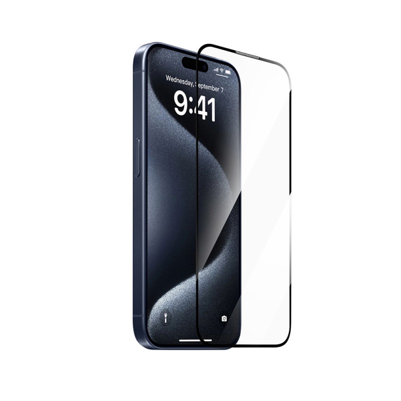 Apple iPhone 17 Pro Max Wiwu SQ-008 Oleofobik Easy Install Darbeye Karşı Dayanıklı Temperli Cam Ekran Koruyucu + Kolay Uygulama Aparatlı - 7