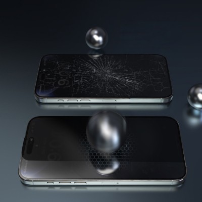 Apple iPhone 17 Pro Max Wiwu Wi-SQ009 Easy Install iPrivacy 360° Anti-Peep Oleofobik Temperli Cam Ekran Koruyucu + Kolay Uygulama Aparatlı - 8