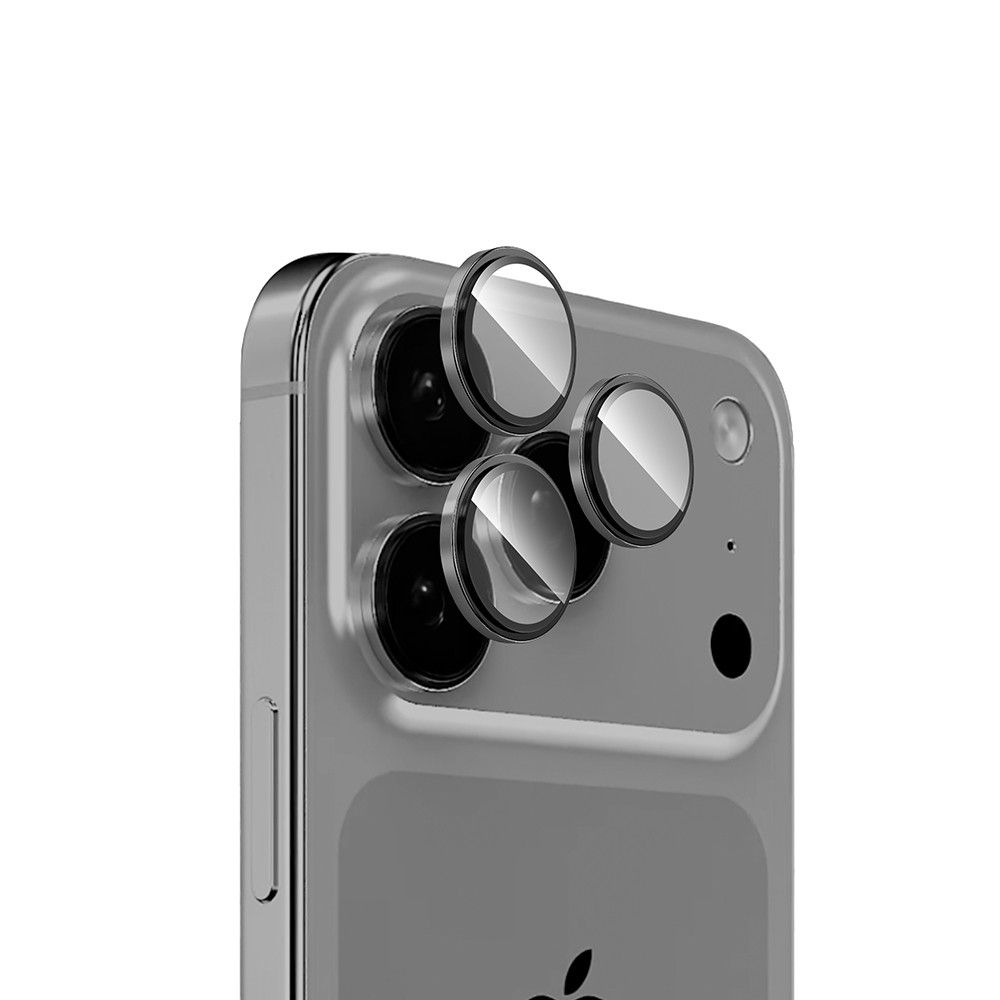 Apple iPhone 17 Pro Max Zore Mikro Kamera Lens Koruyucu - Gri