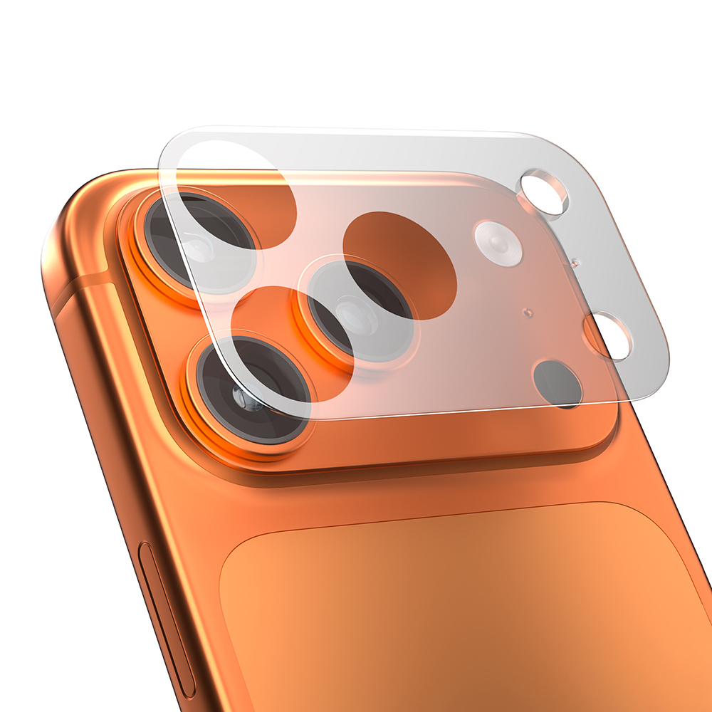 Apple iPhone 17 Pro Mohseven Pet Film Kamera Çerçeve Koruyucu - Şeffaf
