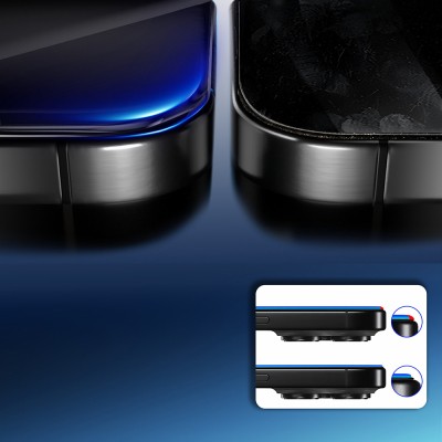 Apple iPhone 17 Pro Mohseven Safir Coating HD 3D Glue Temperli Cam Ekran Koruyucu - 10