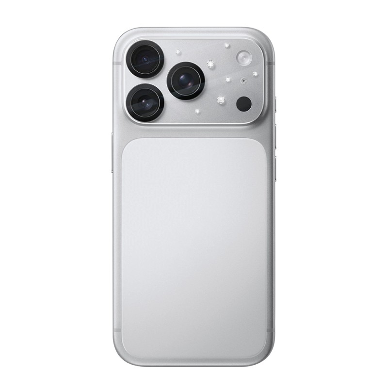 Apple iPhone 17 Pro Pynana Diamond Sky Serisi Taşlı Kamera Lens Koruyucu - 3