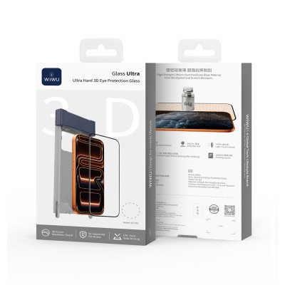 Apple iPhone 17 Pro Wiwu GT-032 Glass Ultra Series 3D Polarized Screen Protector + Easy Application Tool - 6