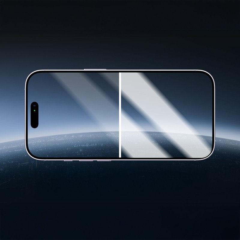 Apple iPhone 17 Pro Youngkit 2.5D Anti-Reflective Fingerprint-Resistant Tempered Glass Screen Protector - 4