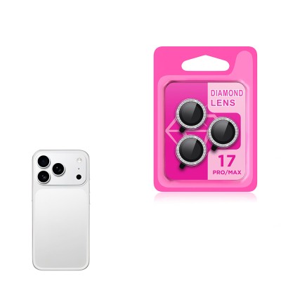 Apple iPhone 17 Pro Zore CL-06 Camera Lens Protector Titanyum-Gümüş