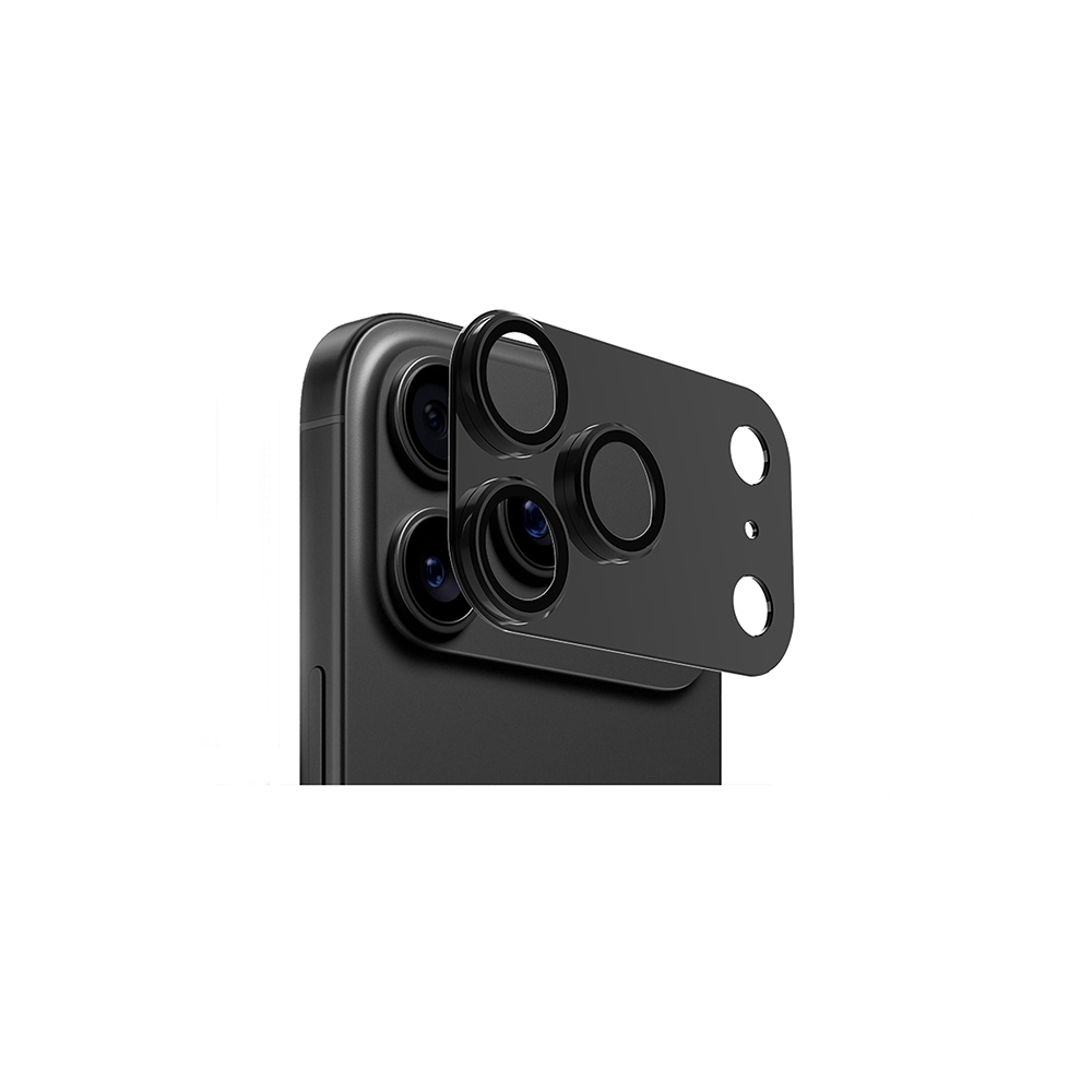 Apple iPhone 17 Pro Zore CL-20 Kamera Lens Koruyucu - Siyah
