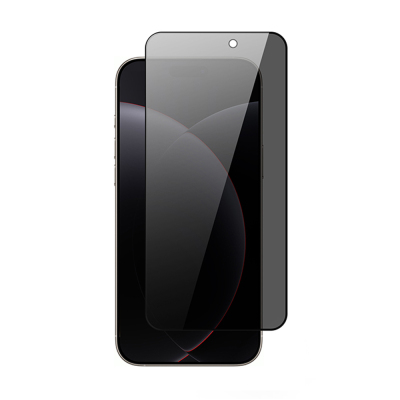 Apple iPhone 17 Pro Zore Rika Premium Privacy Temperli Cam Ekran Koruyucu - Zore