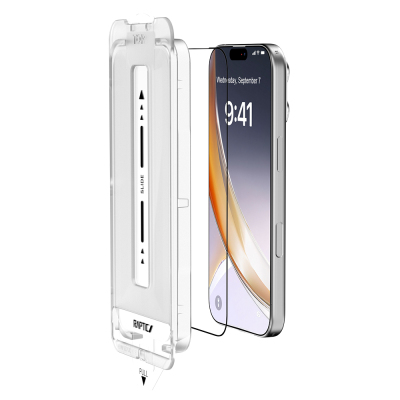 Apple iPhone 17 Raptic Air Glass 2.5D Ekran Koruyucu 2 Adet + Kolay Uygulama Aparatlı - Raptic