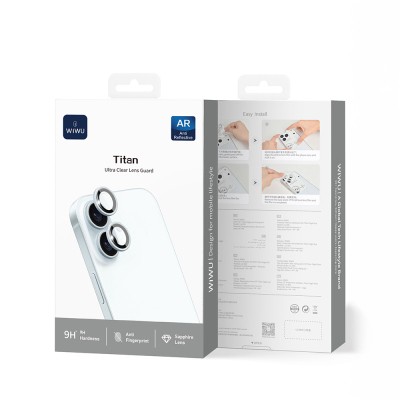 Apple iPhone 17 Wiwu LG-005 Falcon Anti-Reflective Scratch Resistant Camera Lens Protector - 13