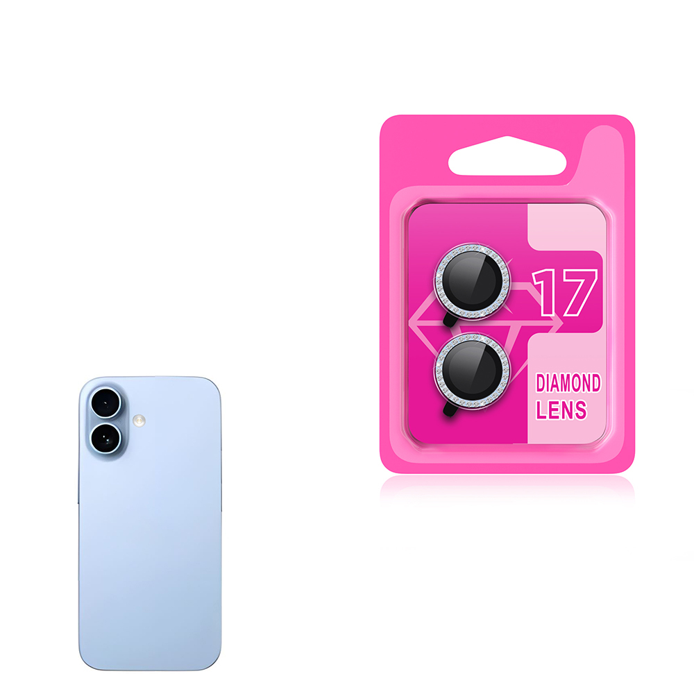 Apple iPhone 17 Zore CL-06 Kamera Lens Koruyucu - Açık Mavi
