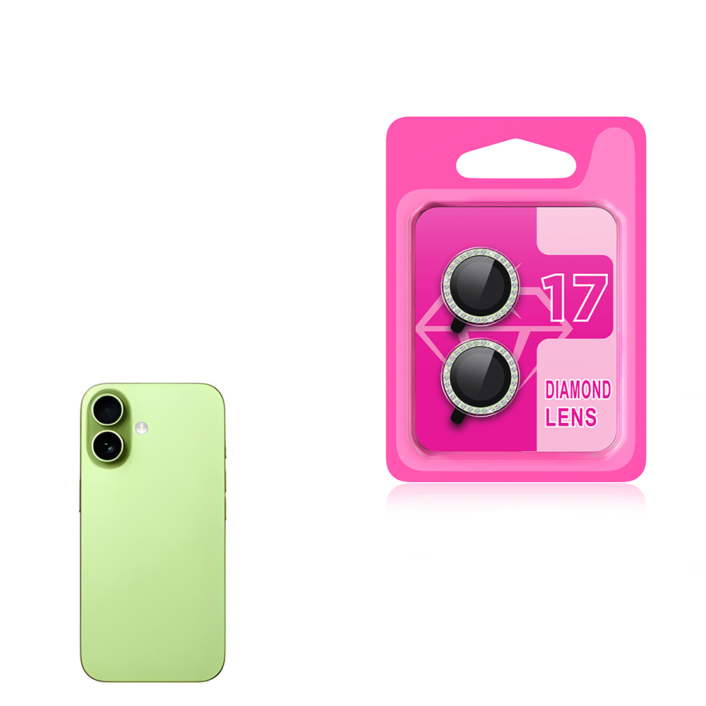 Apple iPhone 17 Zore CL-06 Kamera Lens Koruyucu - Açık Yeşil