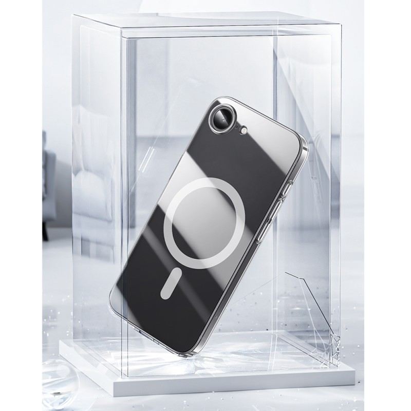  Apple iPhone 17E Case M-safe Charging Feature Benks Crystal Series Transparent Cover - 7