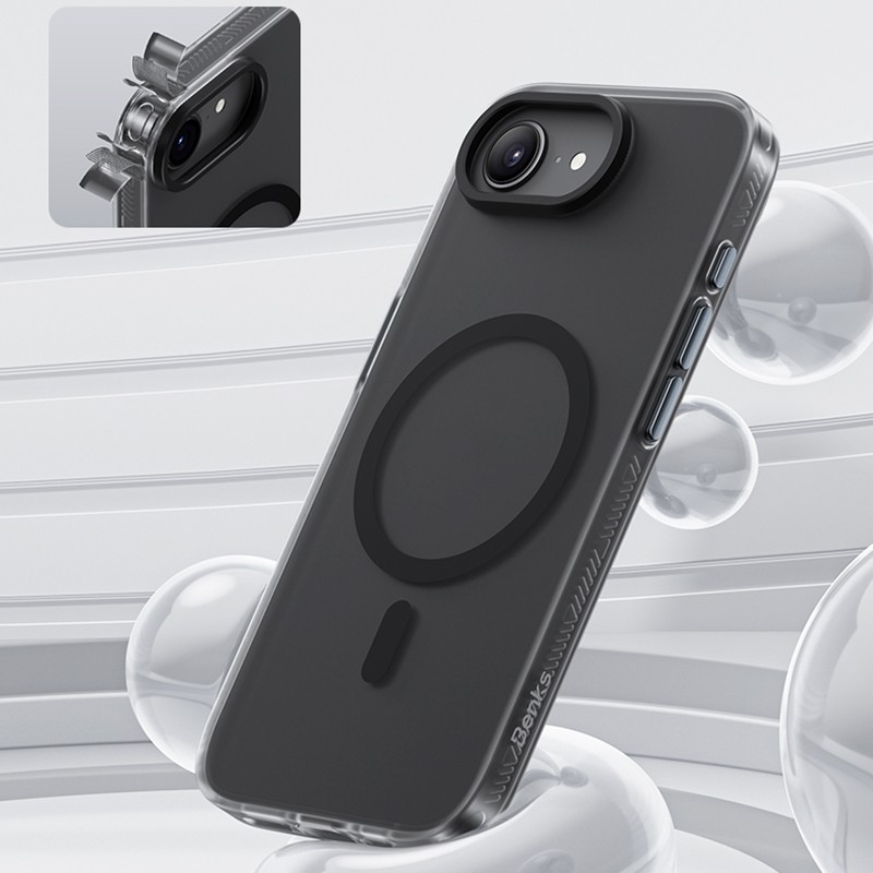 Apple iPhone 17E Case M-safe Charging Feature Benks Lucid Armor Cover - 9