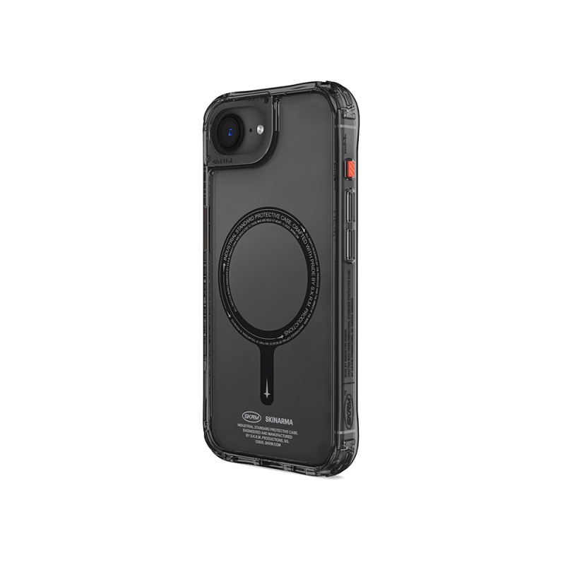Apple iPhone 17E Case with M-safe Charging Feature, Transparent Airbag Design, Skinarma Saido Cover - 9