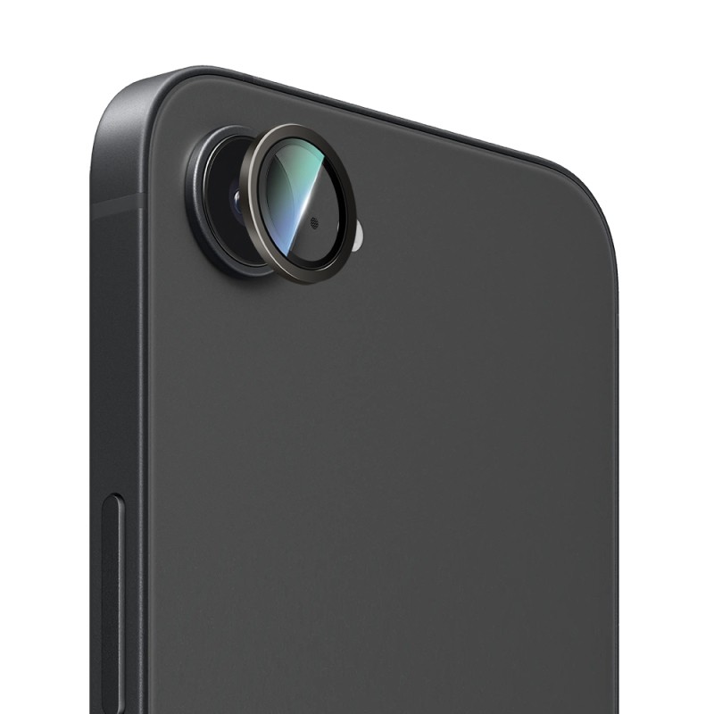 Apple iPhone 17E CaseWorld Alloy Serisi Oleofobik Anti Reflective Kamera Lens Koruyucu - 1